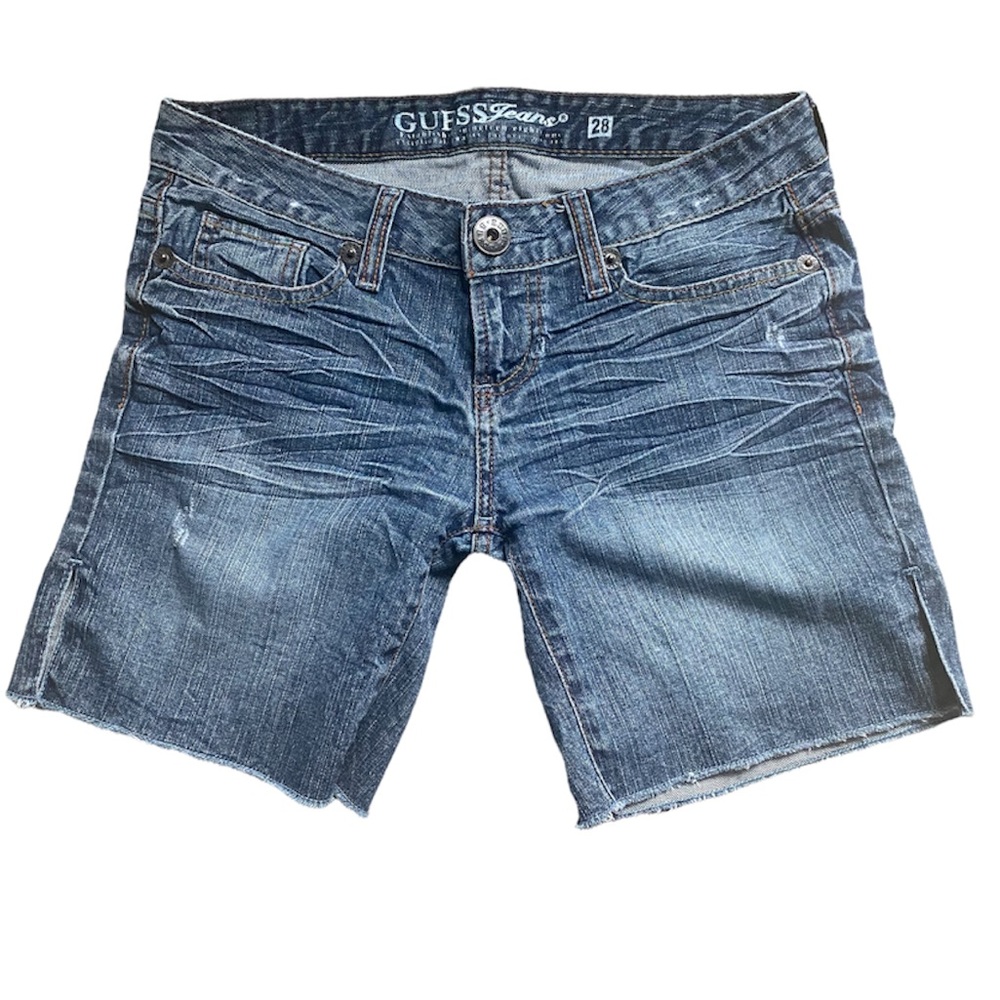Guess Distressed Jean Shorts